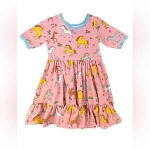 ELEANOR ROSE Wild Horses Swing Dress- 5-6Y